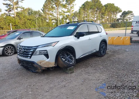 2025 Nissan Rogue Platinum из США, поврежденный, VIN JN8BT3DC3SW101480